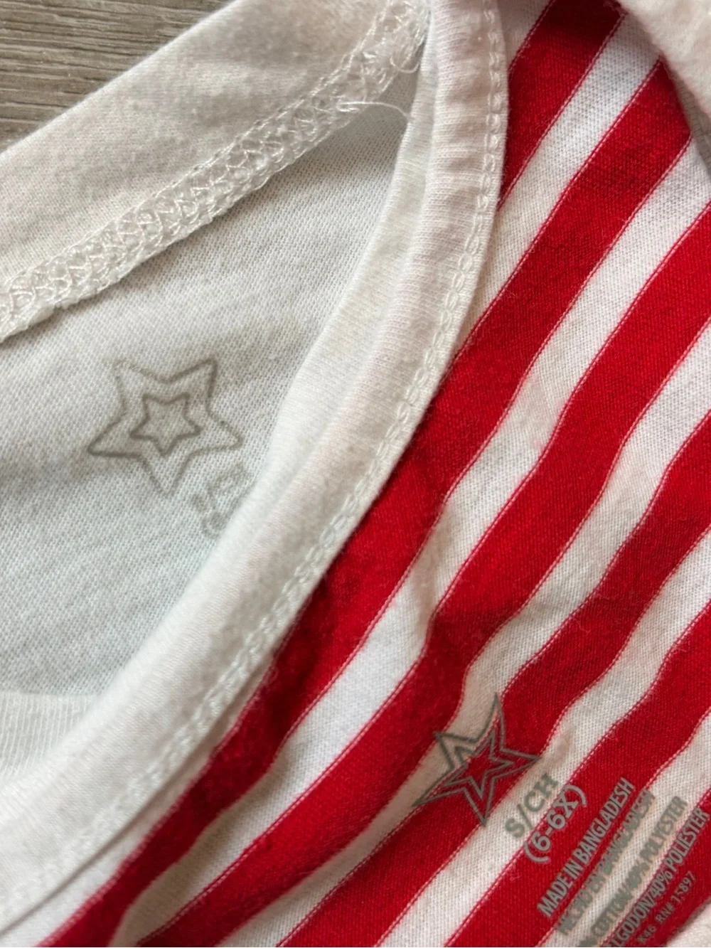 Little girls American patriotic tops
